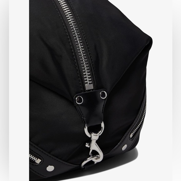 Rebecca Minkoff Nylon Medium Zip Julian Backpack, Black - Picture 3 of 5
